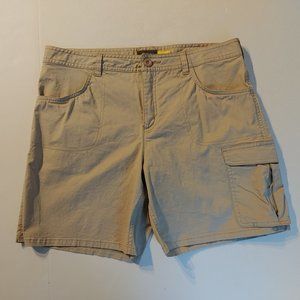 Cabela Tan Cargo Shorts, size 10, never worn